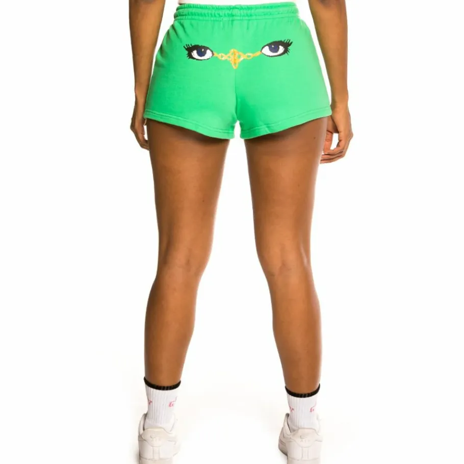 Grimey "Hope Unseen" Girl Short - Green - Spring 21 Outlet