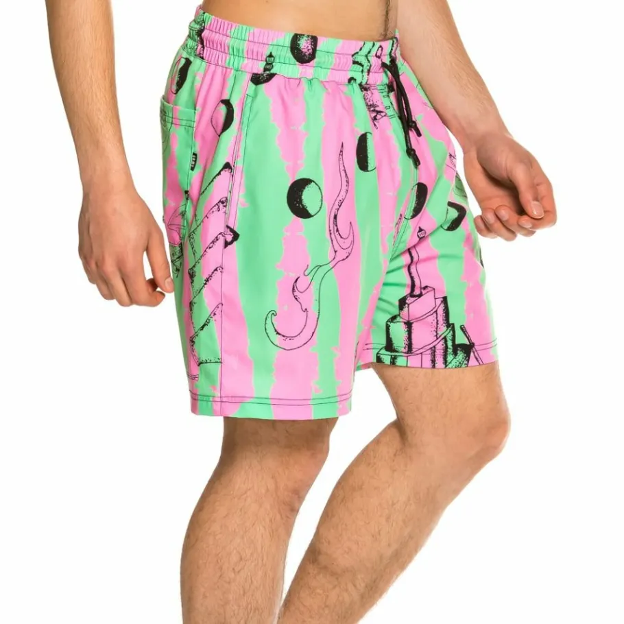 Grimey "Hope Unseen" Swimming Short - Green - Summer 21 Sale