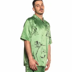 Grimey "Hope Unseen Vimana" Button Up Shirt - Khaki - Summer 21 Online