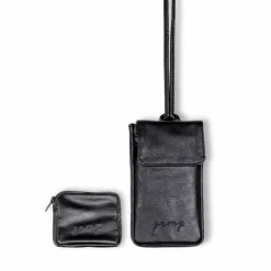Grimey "I Am" Pu Leather Purse And Travel Pouch - Fall 22 - Black Discount