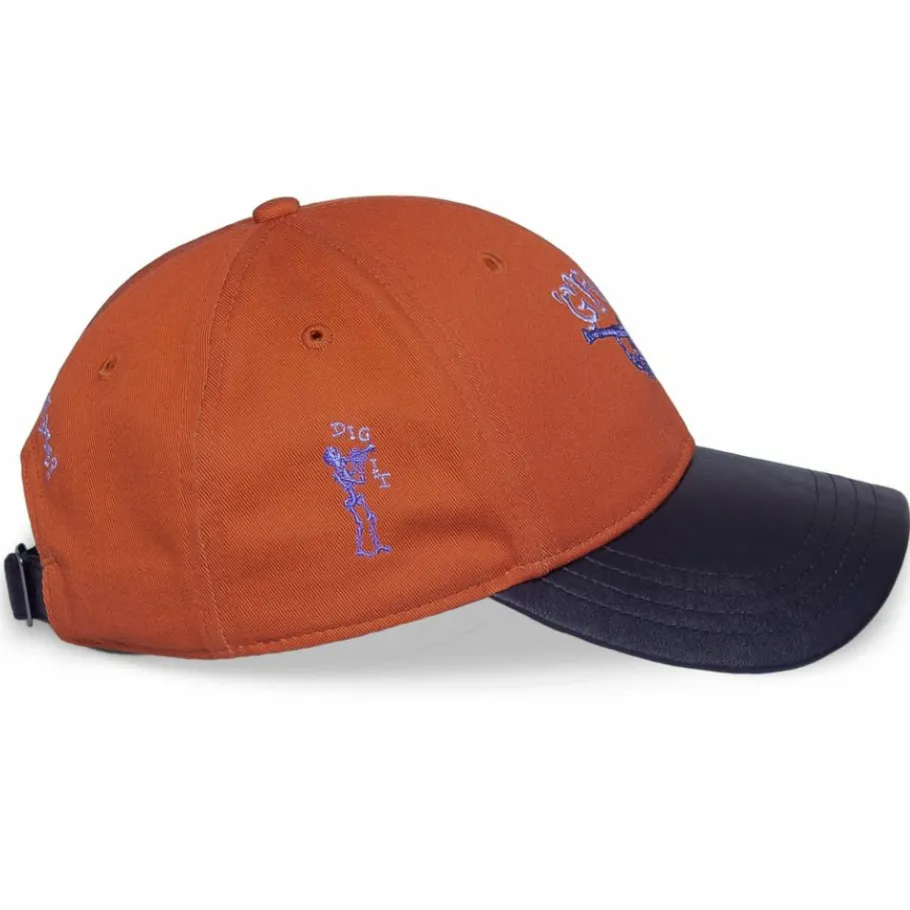 Grimey "Jazz Thing" Curved Visor Cap - Ochre - Fall 21 Outlet