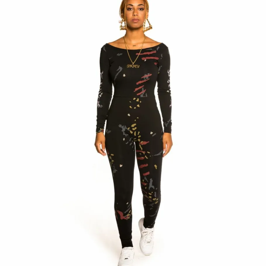Grimey "Jazz Thing" Jumpsuit - Black - Fall 21 Flash Sale