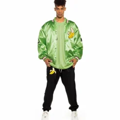 Grimey Jungle Punch Satin Jacket - Green - Spring 22 Sale