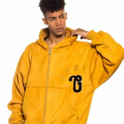 Grimey Jungle Punch Suede Hood Bomber Jackect - Brown - Spring 22 Store