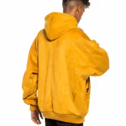 Grimey Jungle Punch Suede Hood Bomber Jackect - Brown - Spring 22 Store
