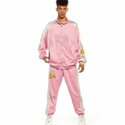Grimey Jungle Punch Track Jacket - Pink - Spring 22 Flash Sale