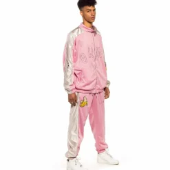 Grimey Jungle Punch Track Jacket - Pink - Spring 22 Flash Sale