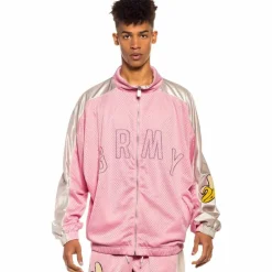 Grimey Jungle Punch Track Jacket - Pink - Spring 22 Flash Sale