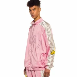 Grimey Jungle Punch Track Jacket - Pink - Spring 22 Flash Sale