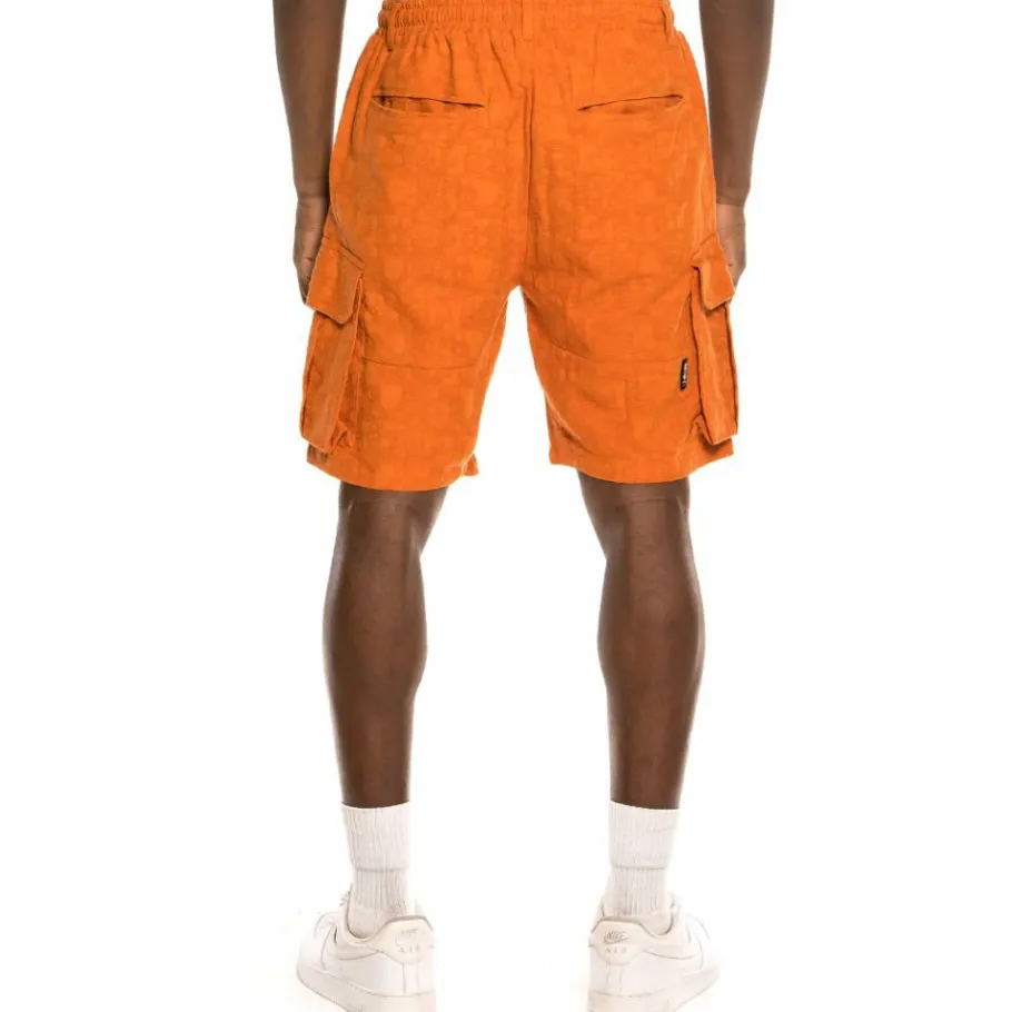 Grimey "Liveution" Cargo Shorts Ss21 Brown Best Sale