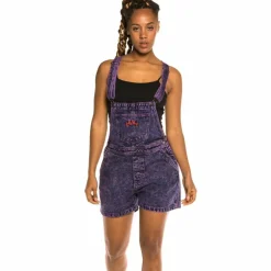 Grimey "Liveution" Denim Overall Purple - Spring 21 Store