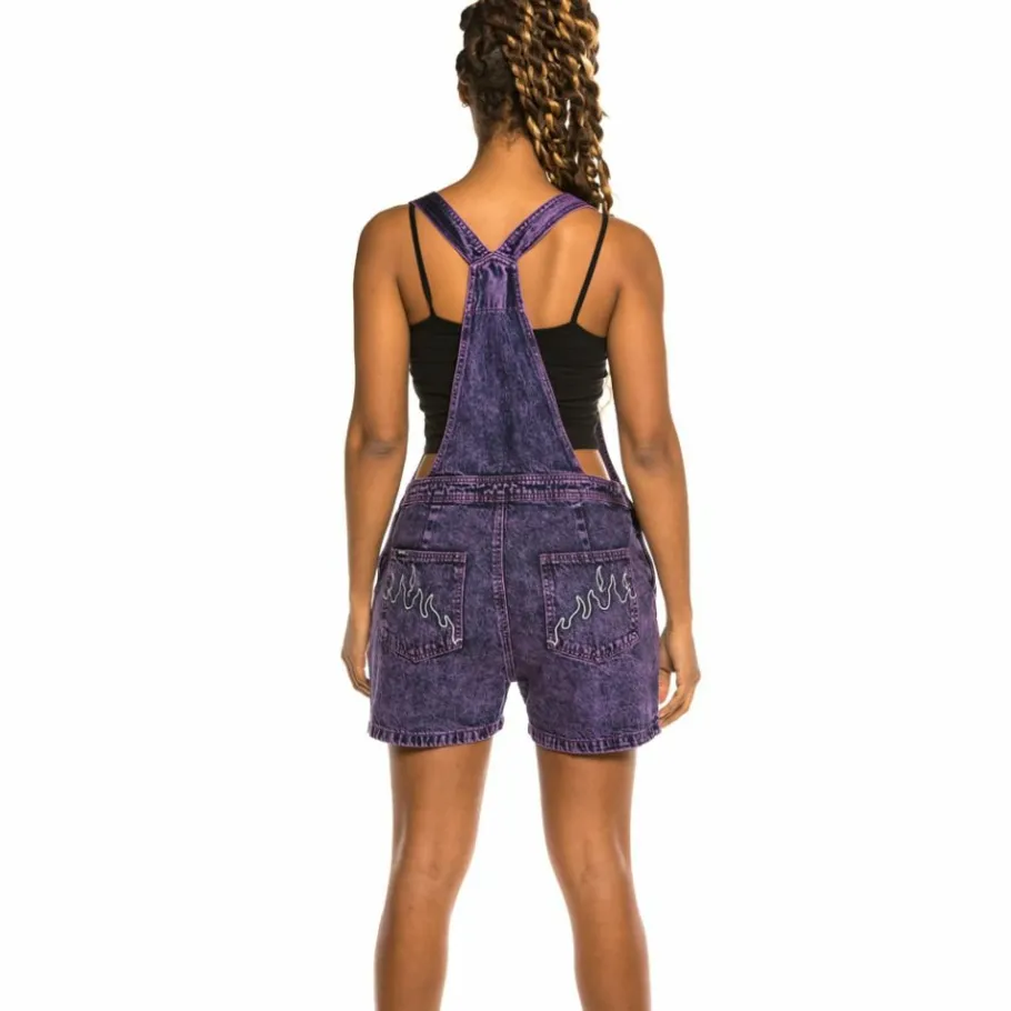 Grimey "Liveution" Denim Overall Purple - Spring 21 Store