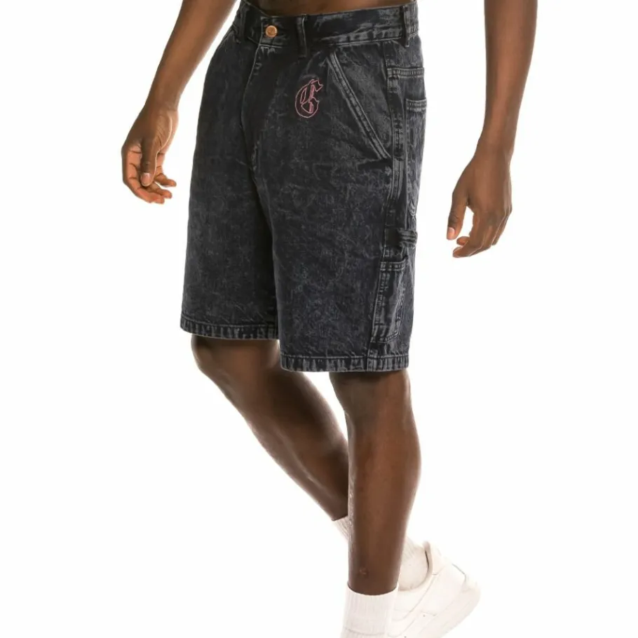 Grimey "Liveution" Denim Short Black - Spring 21 Hot