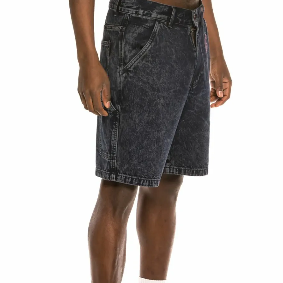 Grimey "Liveution" Denim Short Black - Spring 21 Hot