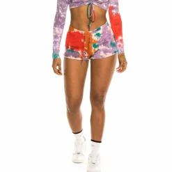 Grimey "Liveution" Girl Shorts Tie Dye - Spring 21 New