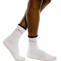 Grimey "Liveution" Socks - White - Spring 21 Shop