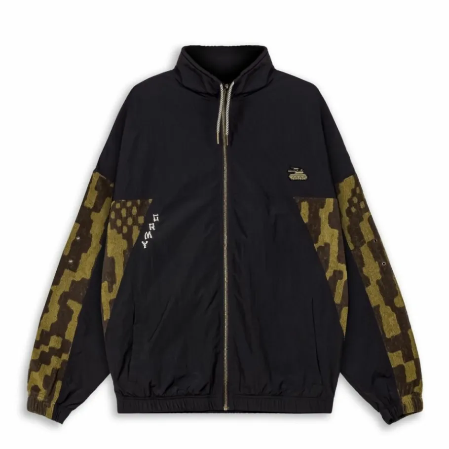 Grimey Lucky Dragon Track Jacket Black - Ss24 Cheap