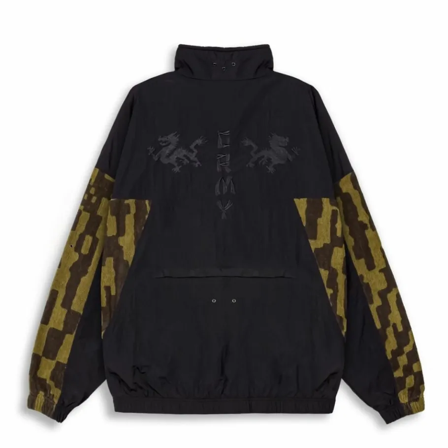 Grimey Lucky Dragon Track Jacket Black - Ss24 Cheap