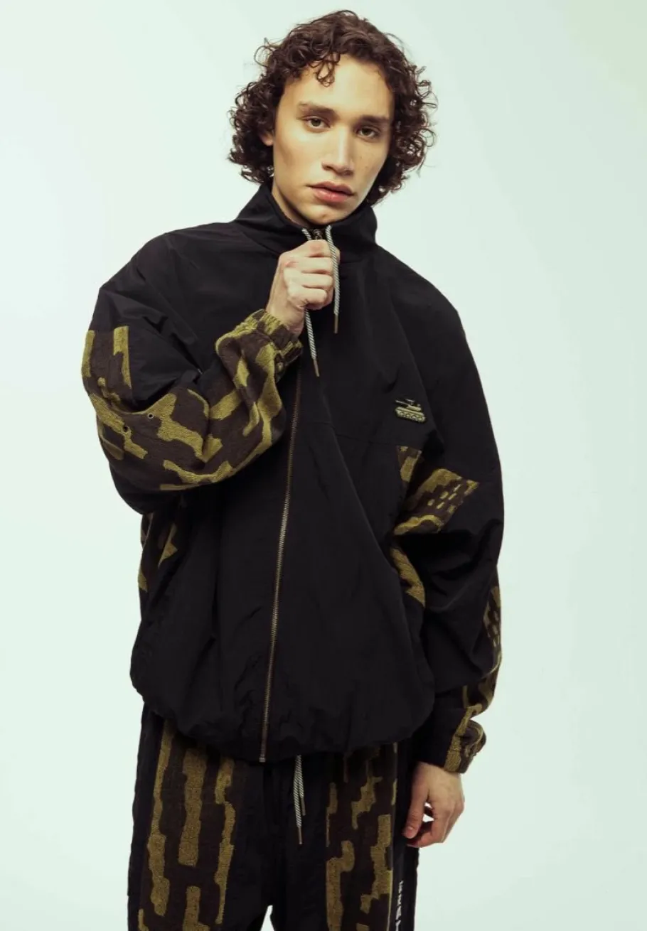 Grimey Lucky Dragon Track Jacket Black - Ss24 Cheap