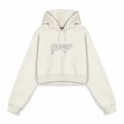 Grimey Madrid Heavyweight The Connoisseur Girl Crop Hoodie - Bicolor - Fw23 Best