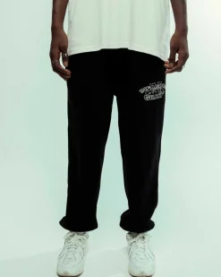 Grimey Madrid The Connoisseur Heavyweight Sweatpants Black - Fw23 Cheap