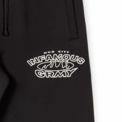 Grimey Madrid The Connoisseur Heavyweight Sweatpants Black - Fw23 Cheap