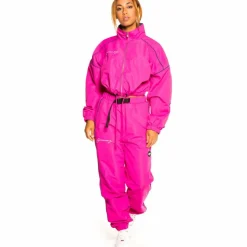 Grimey "Martinica Fact" Girl Track Jacket - Fuchsia - Fall 21 Cheap