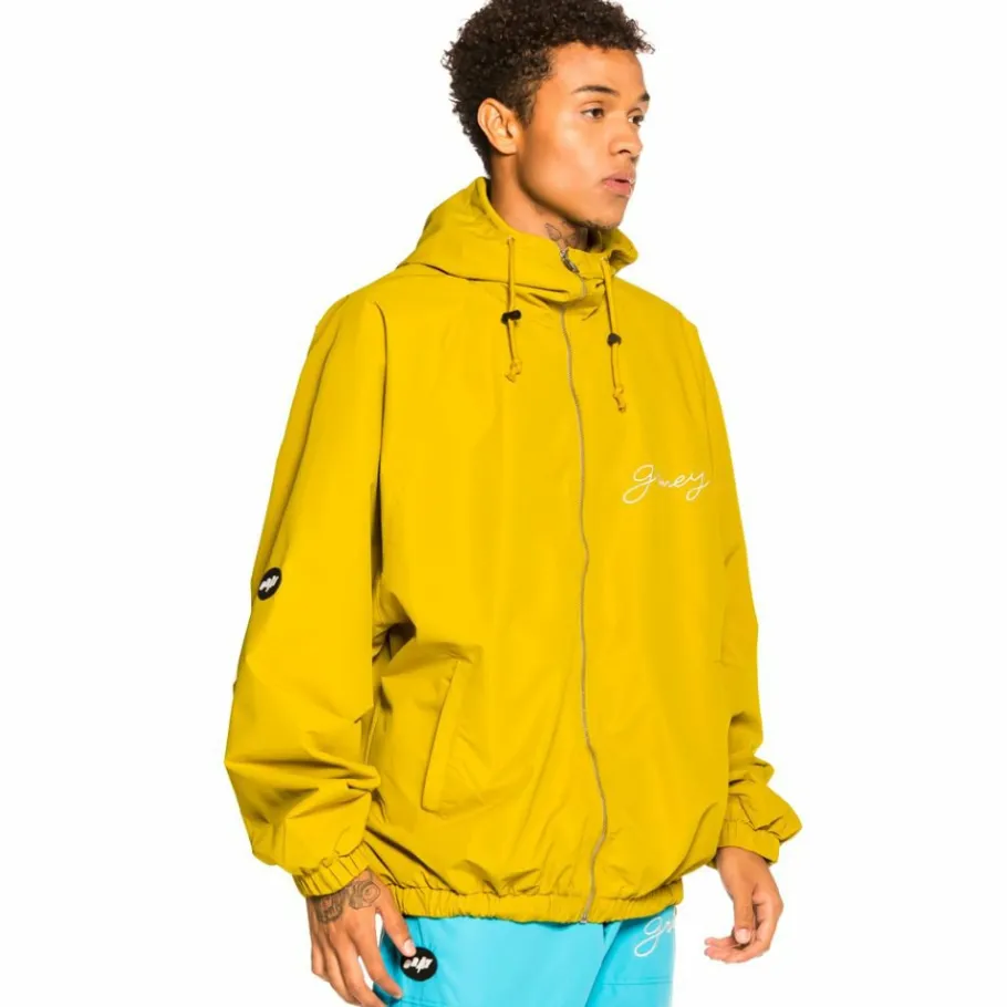 Grimey "Martinica Fact" Track Jacket - Mustard - Fall 21 Store