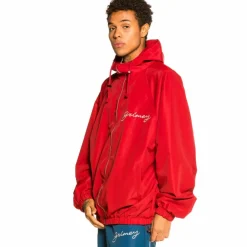 Grimey "Martinica Fact" Track Jacket - Red - Fall 21 Clearance
