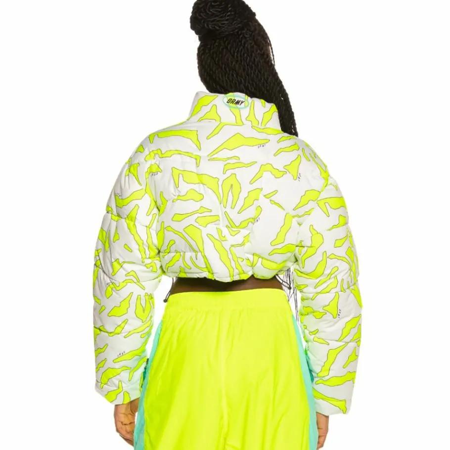 Grimey Mysterious Vibes Puffy Jacket Fw19 White Discount