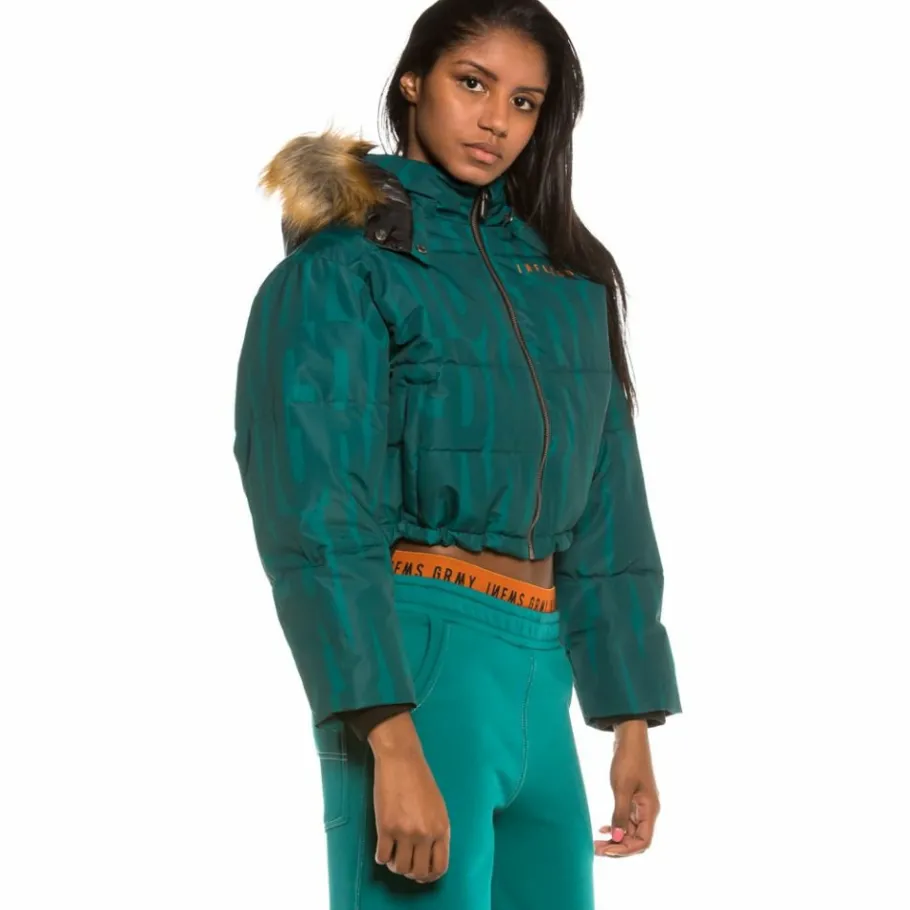 Grimey Nite Marauder Girl Puffy Jacket Fw20 Blue Cheap