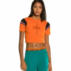 Grimey Nite Marauder Girl Crop Top Fw20 Brick Cheap