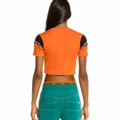 Grimey Nite Marauder Girl Crop Top Fw20 Brick Cheap