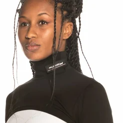 Grimey Sighting In Vostok Girl Long Sleeve Crop Top Fw19 Black New