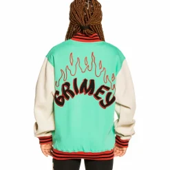 Grimey "Singgang Junction Grmy" Unisex Crewneck - Green - Fall 21 Best Sale