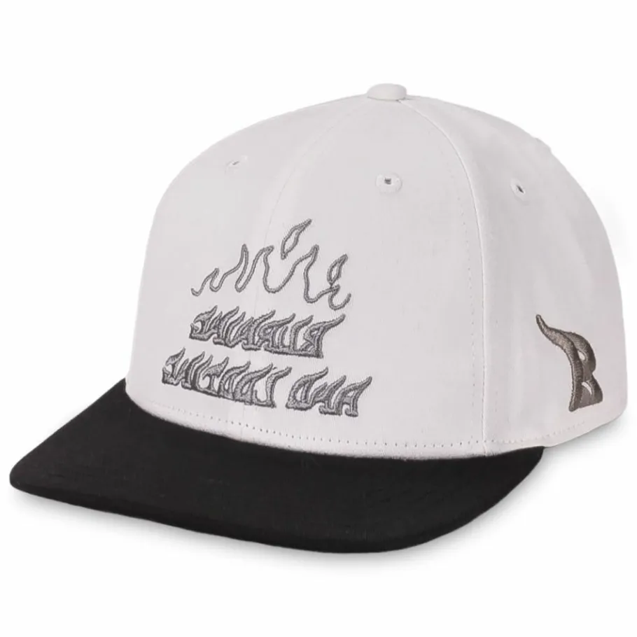 Grimey "Snow Fox" Bicolor Snapback Cap - Grey - Fall 22 Cheap