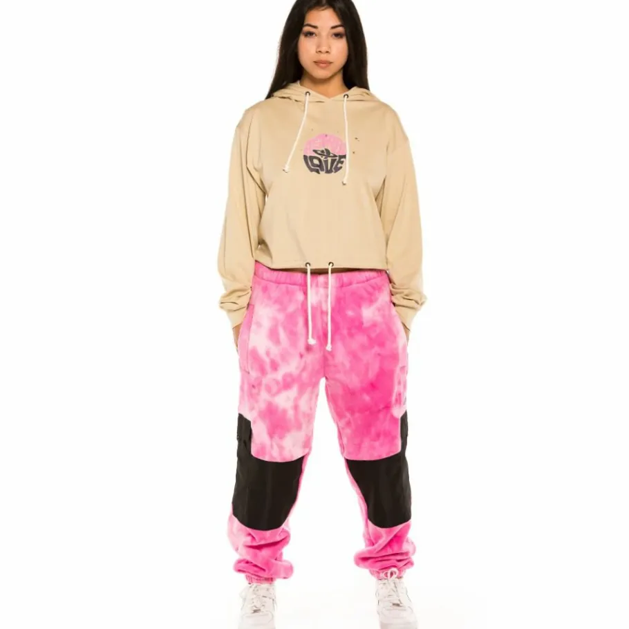 Grimey "Space Lady" Long Sleeve Hodded Shirt - Sand - Winter 21 Discount