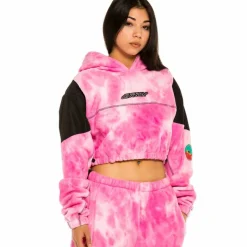 Grimey "Space Lady" Polar Fleece Hoodie - Bleached Pink - Fall 21 Best