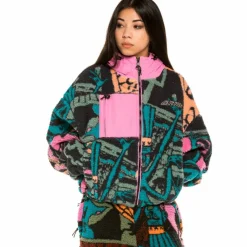 Grimey "Space Lady" Sherpa Jacket - Blue - Winter 21 Flash Sale