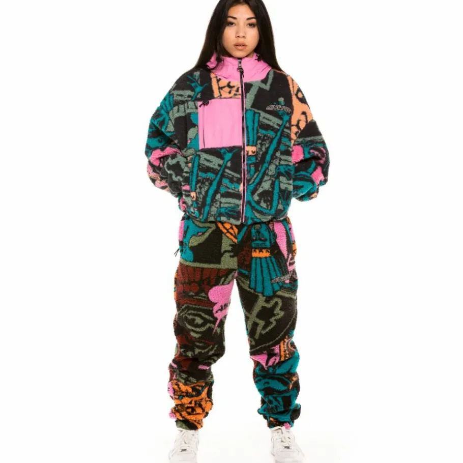 Grimey "Space Lady" Sherpa Jacket - Blue - Winter 21 Flash Sale