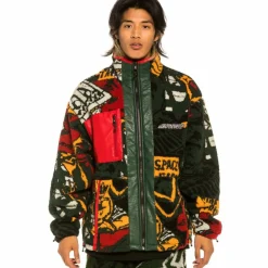 Grimey "Space Lady" Sherpa Jacket - Orange - Fall 21 Best Sale