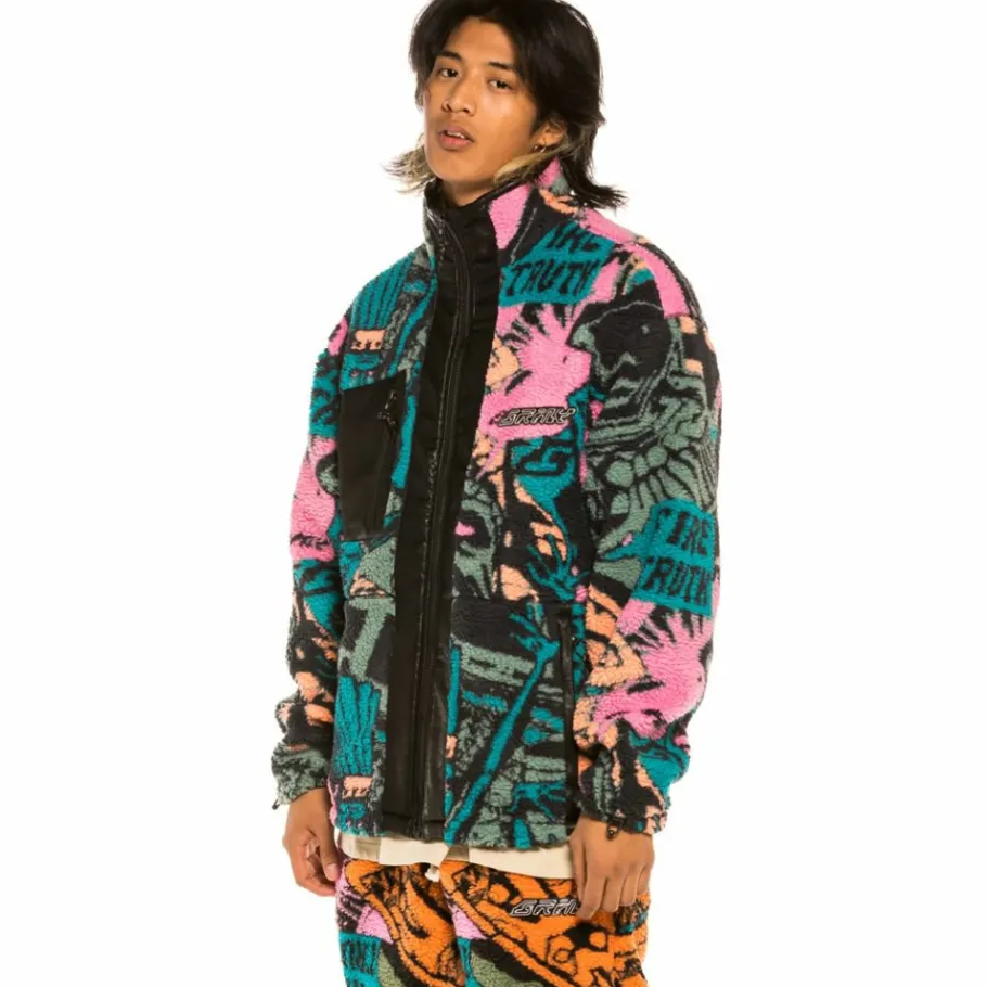 Grimey "Space Lady" Sherpa Jacket - Blue - Fall 21 Best