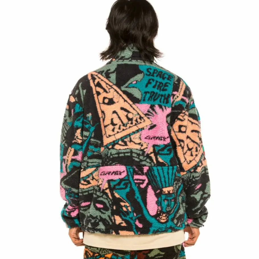 Grimey "Space Lady" Sherpa Jacket - Blue - Fall 21 Best
