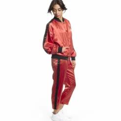 Grimey The Gatekeeper Girl Satin Pant Fw17 Red Brick Cheap