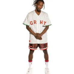 Grimey "The Loot - El Botin" Baseball Jersey White - Spring 21 Best Sale