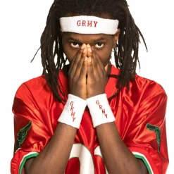 Grimey "The Loot" Headband + Wristband Pack Spring 21 White Flash Sale