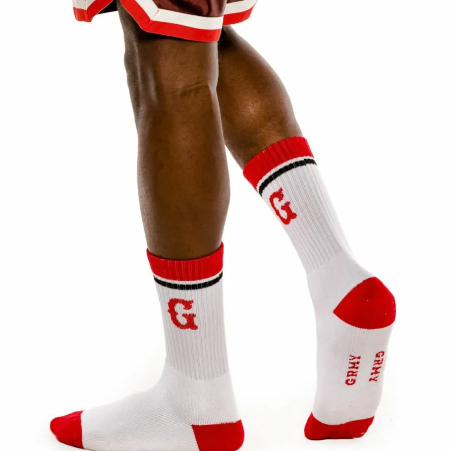 Grimey "The Loot" Socks - White - Spring 21 Best