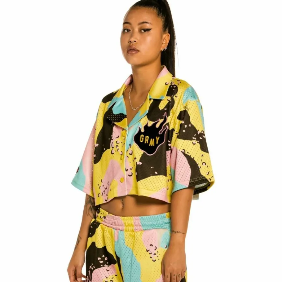 Grimey "Trespass" All Over Print Shirt - Camo - Summer 22 Store