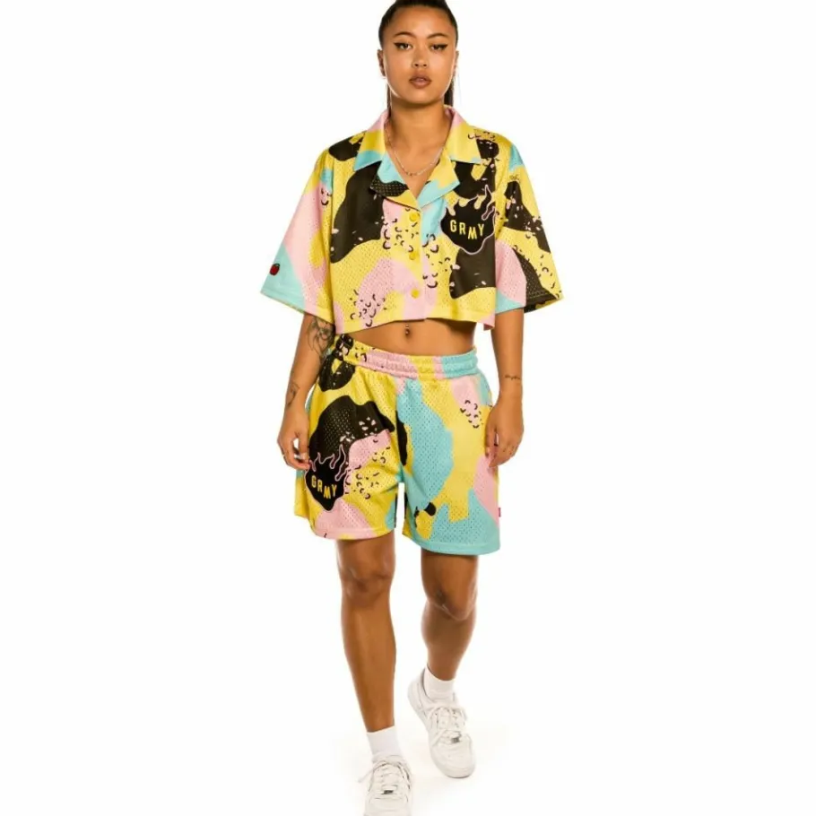 Grimey "Trespass" All Over Print Shirt - Camo - Summer 22 Store