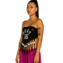 Grimey "Trespass" Girl Sleeveless Top - Black - Summer 22 New